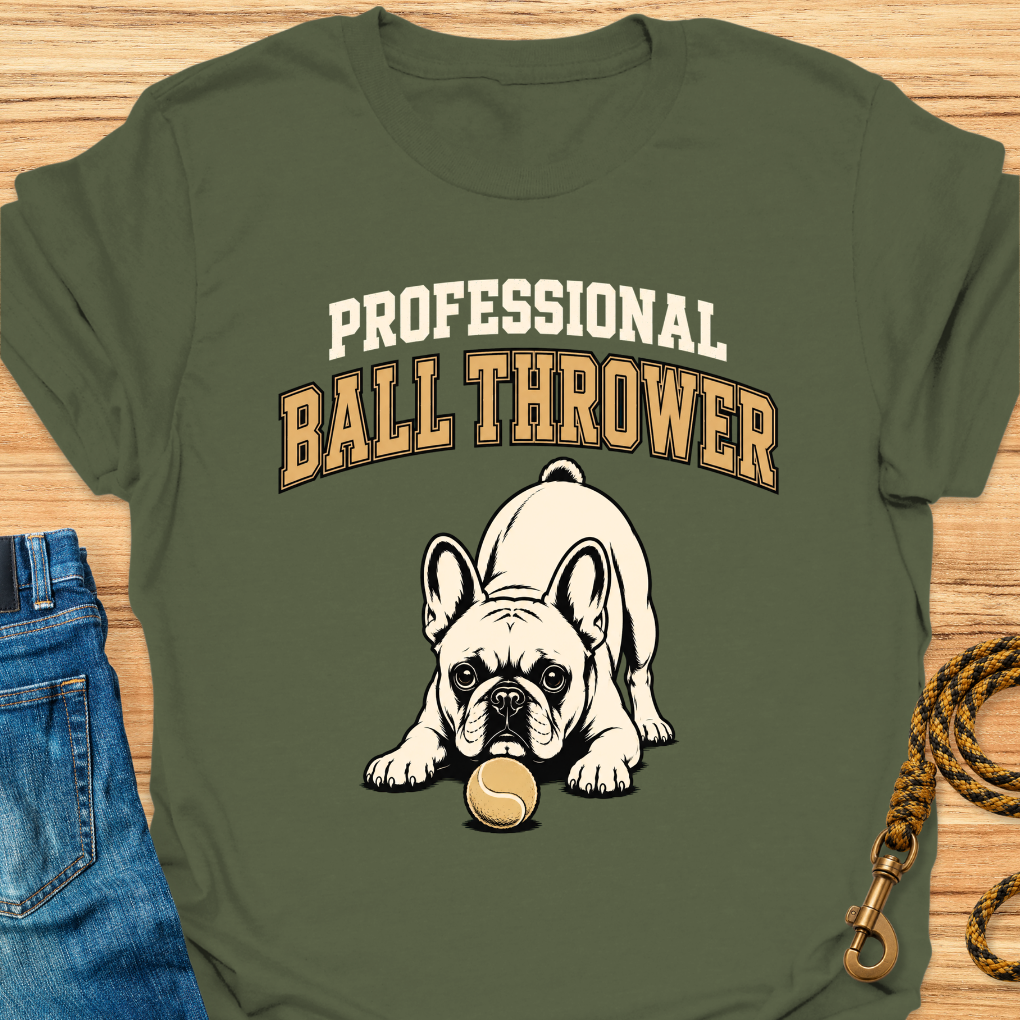 Frenchie ball thrower