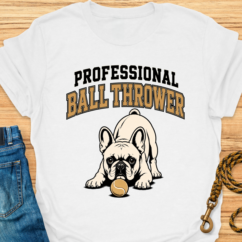 Frenchie ball thrower