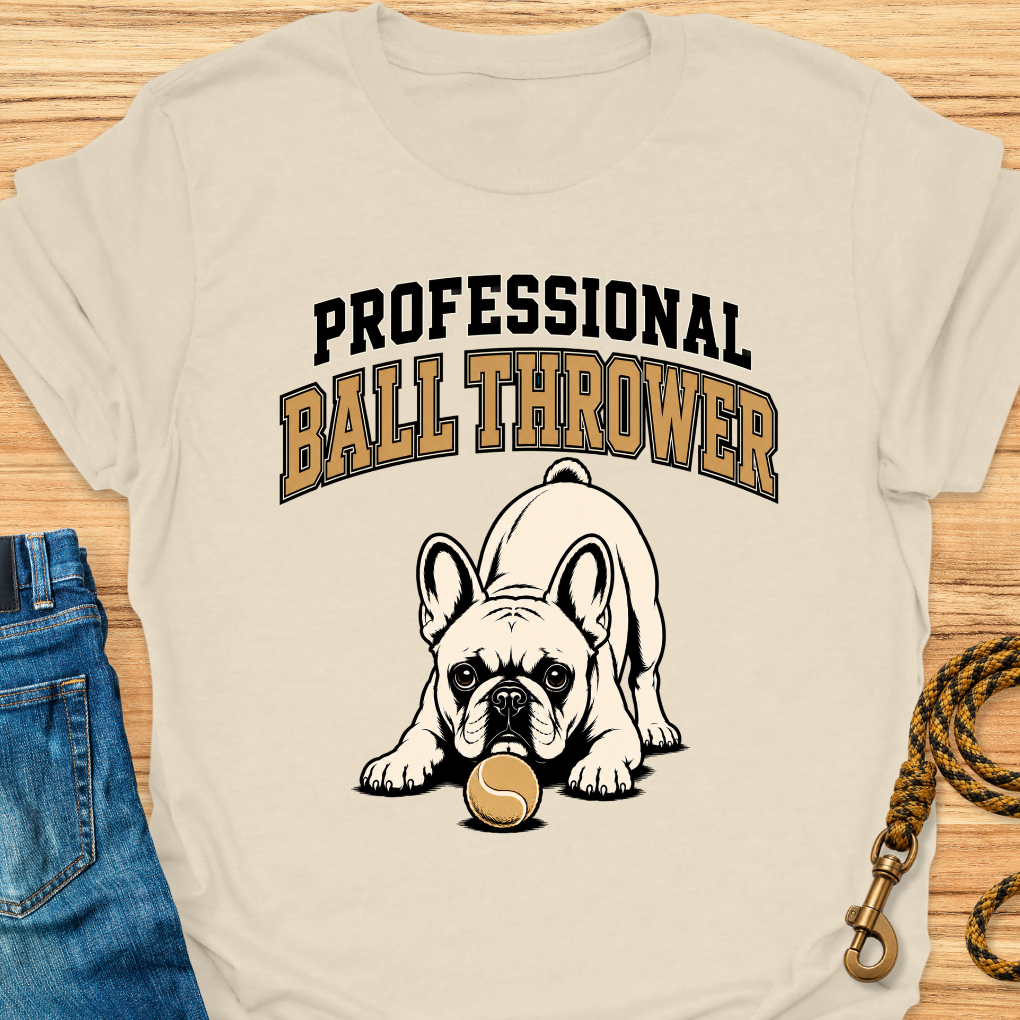 Frenchie ball thrower