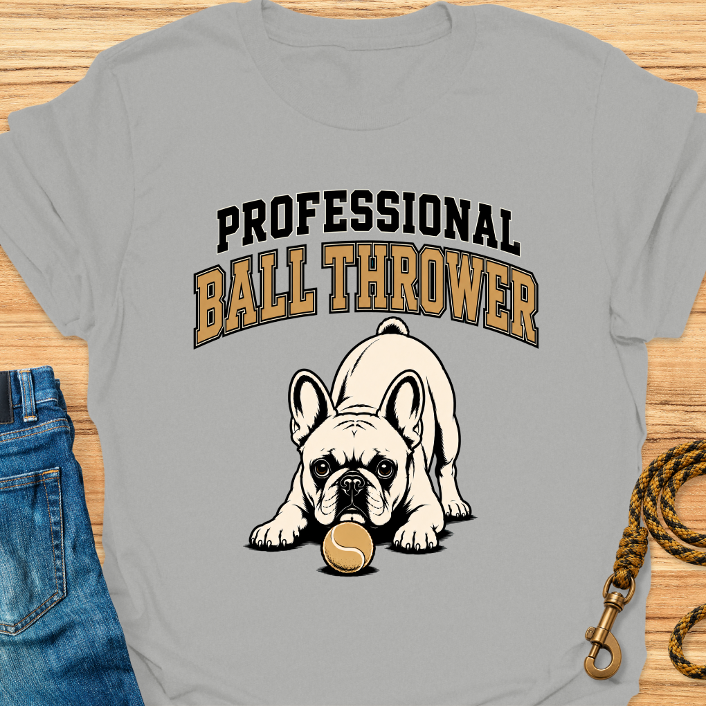 Frenchie ball thrower