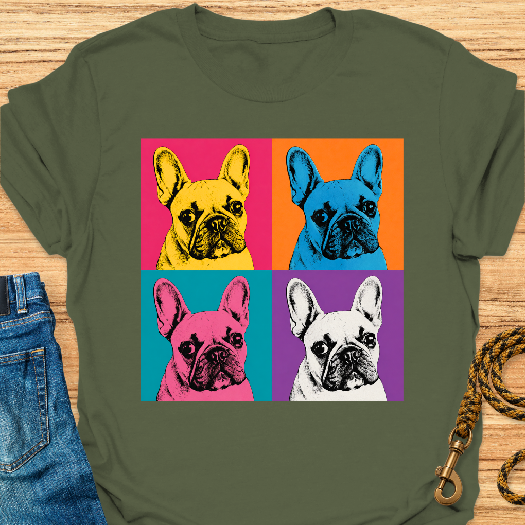 Frenchie pop art