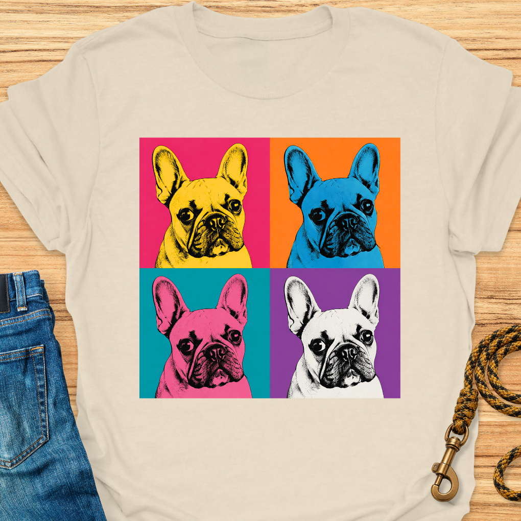 Frenchie pop art