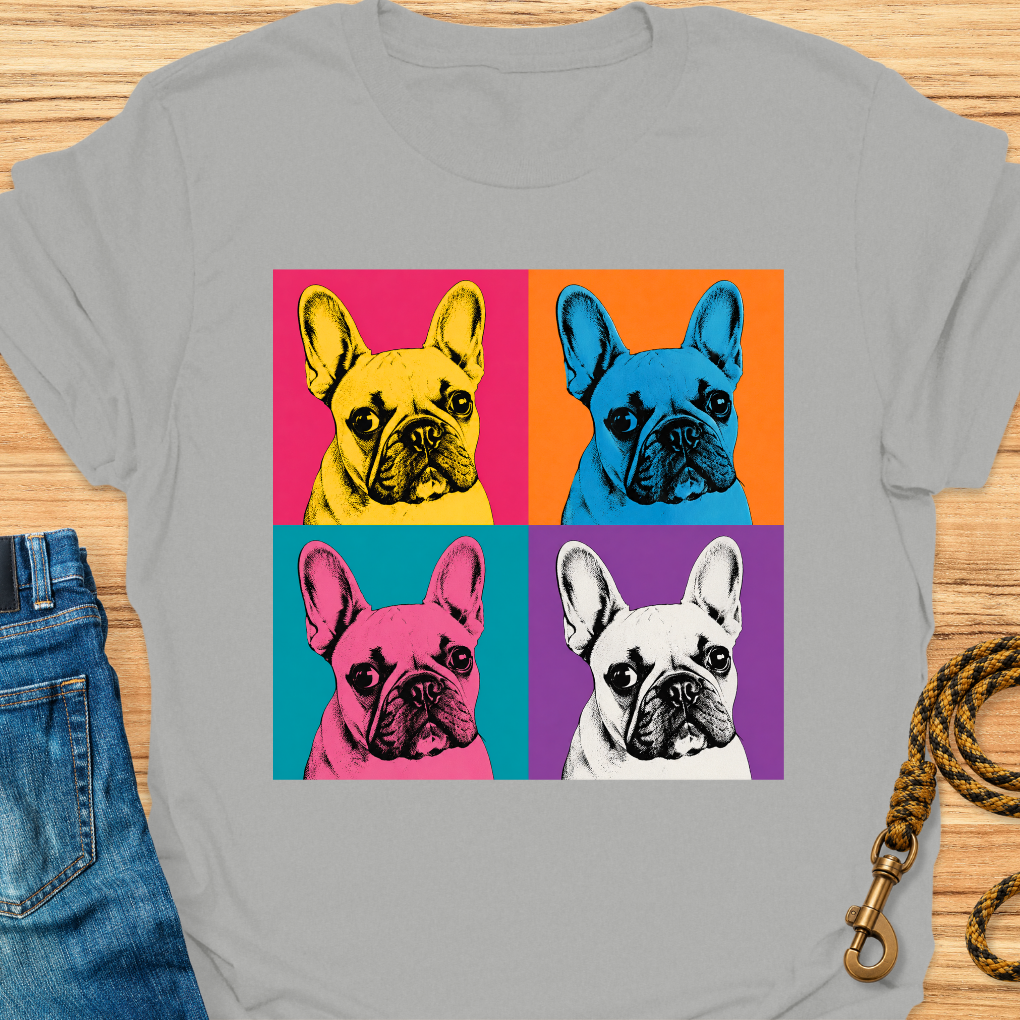 Frenchie pop art