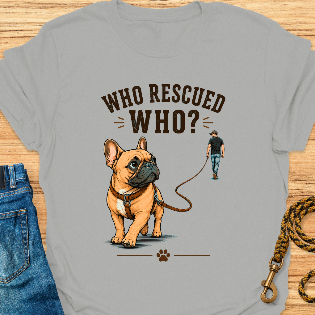 Frenchie who rescued who