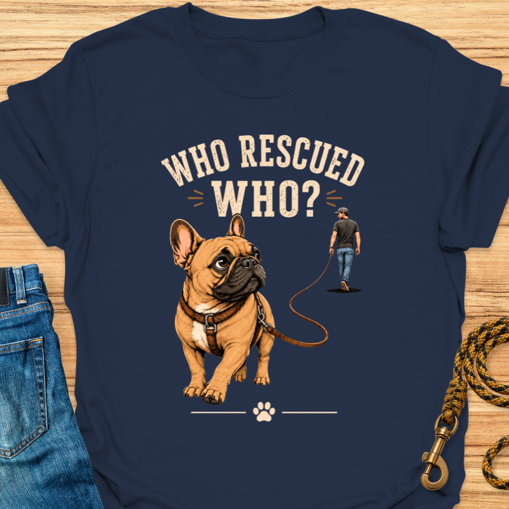 Frenchie who rescued who