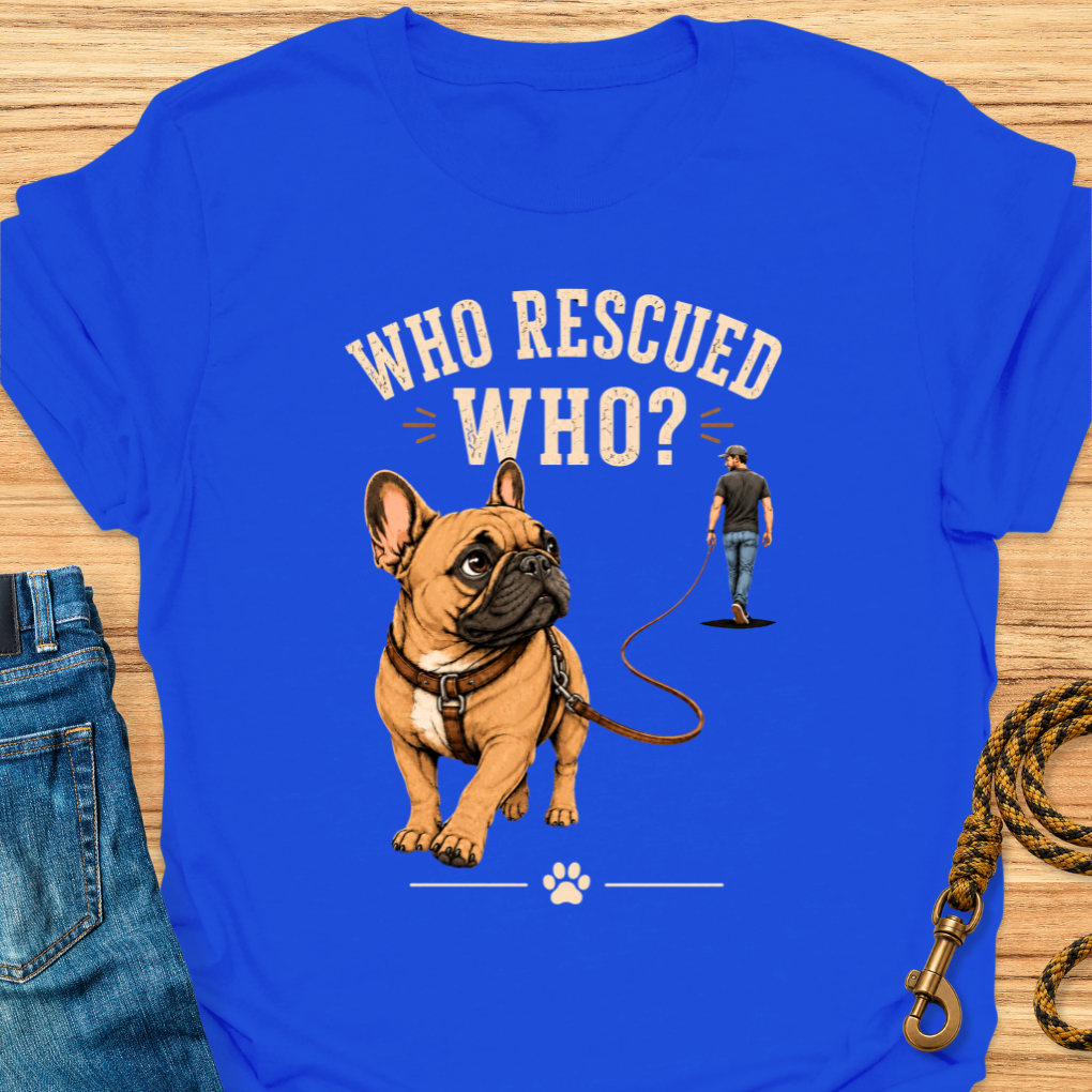 Frenchie who rescued who