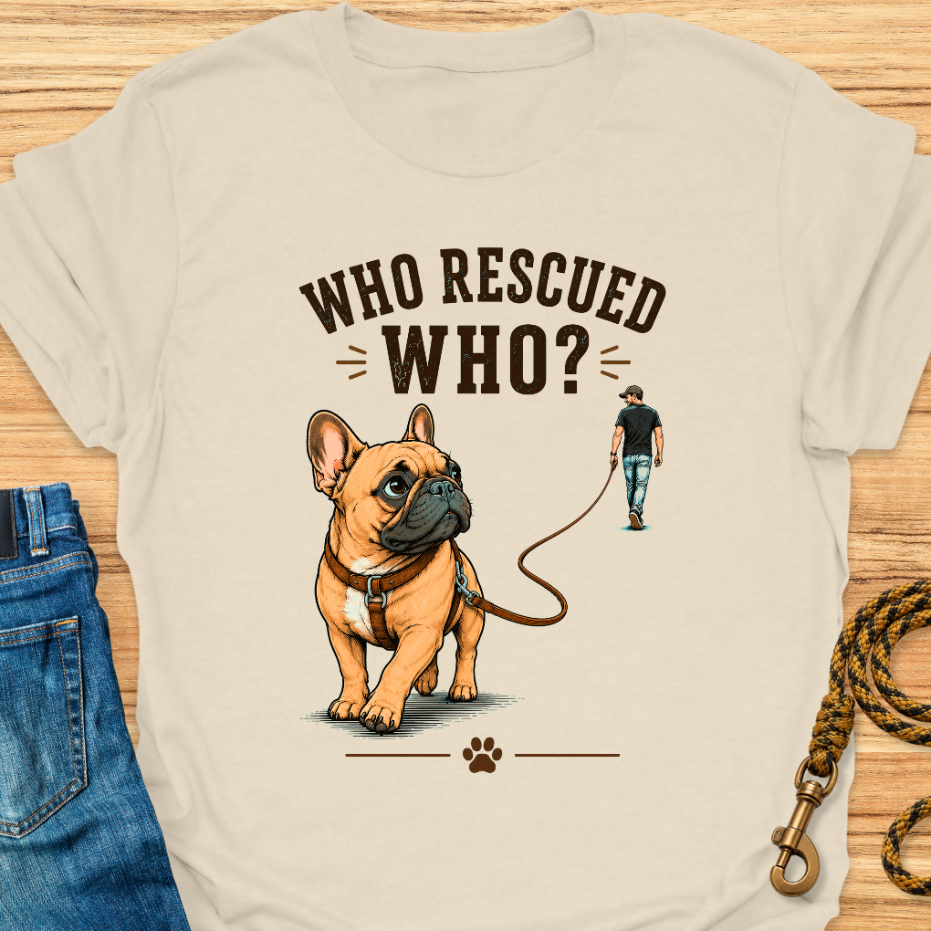 Frenchie who rescued who