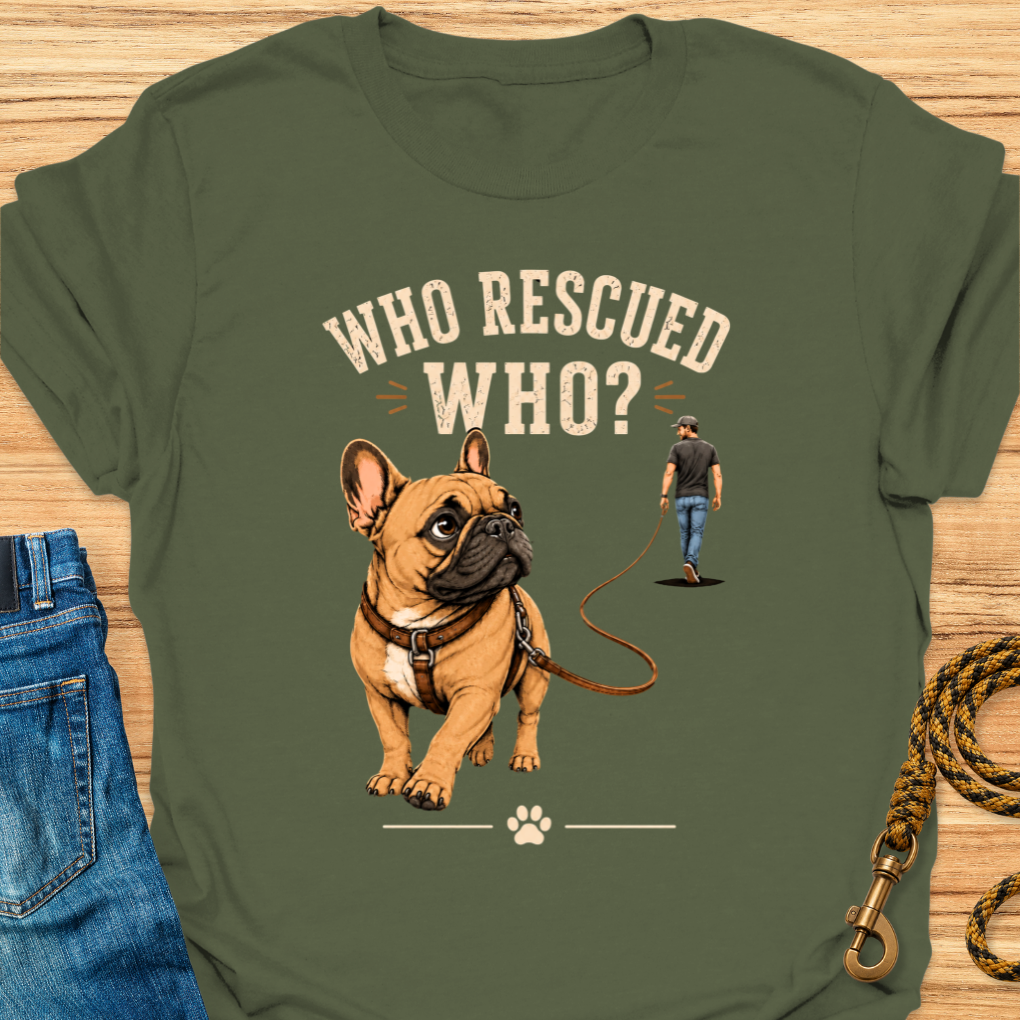 Frenchie who rescued who