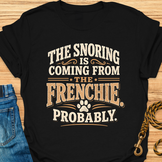 Frenchie snoring