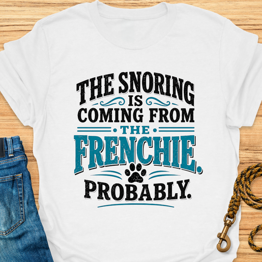 Frenchie snoring