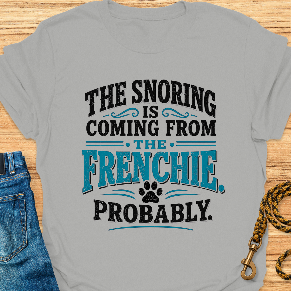 Frenchie snoring