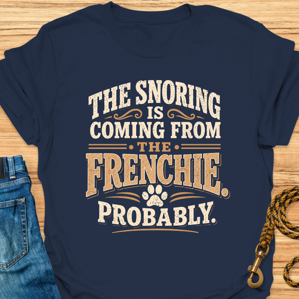 Frenchie snoring