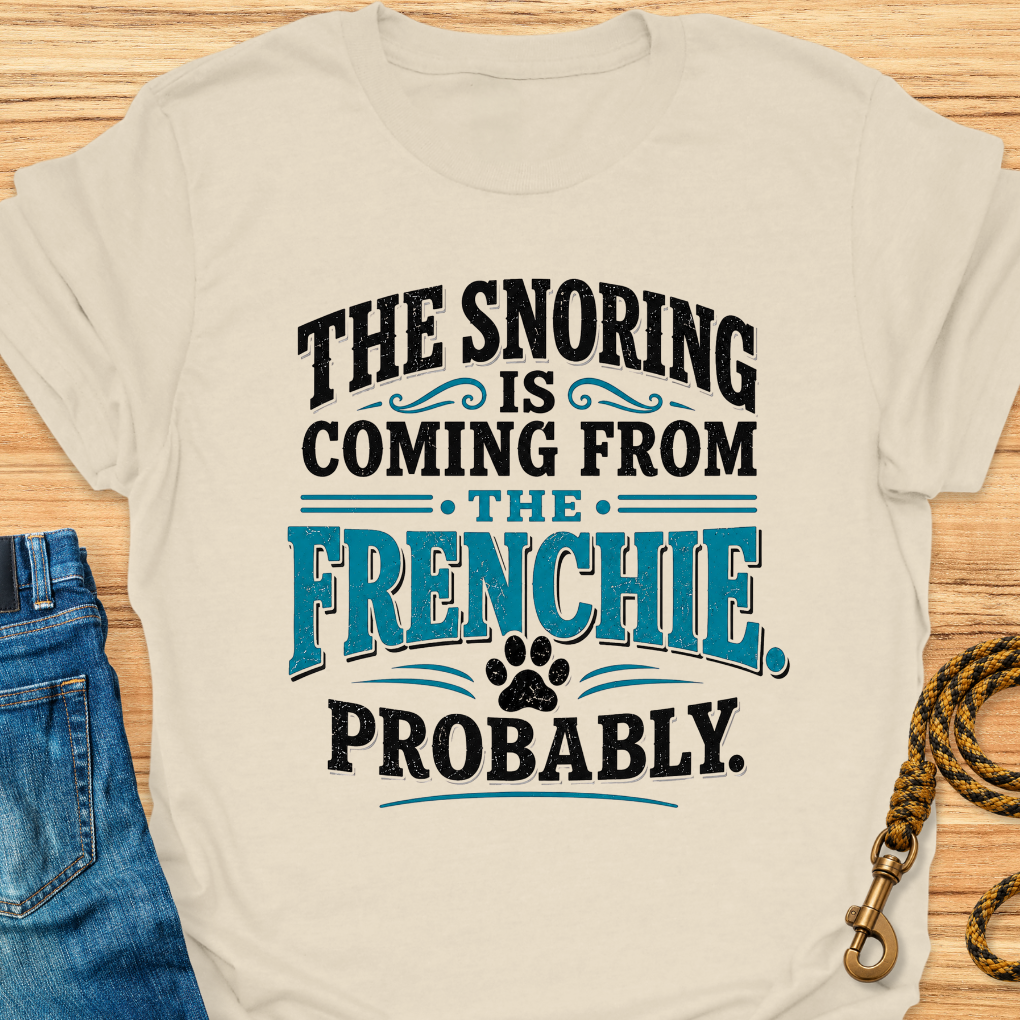 Frenchie snoring