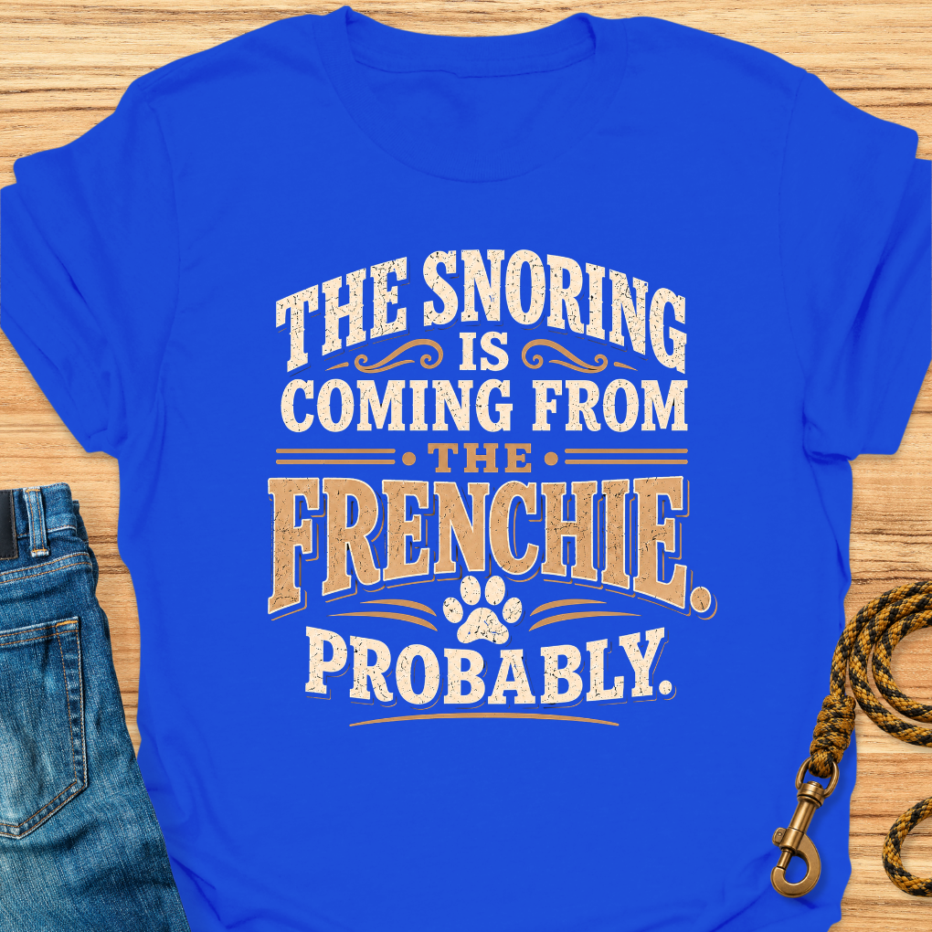Frenchie snoring