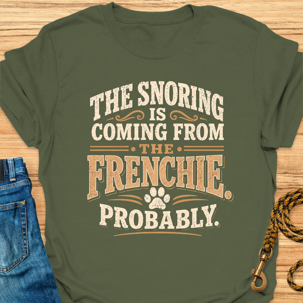 Frenchie snoring