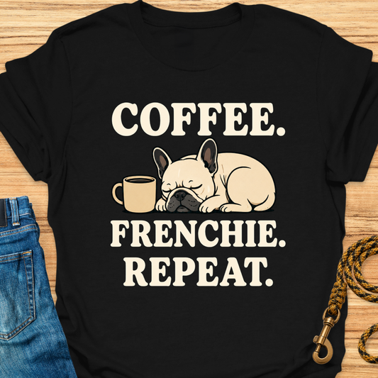 Coffee. Frenchie. Repeat.
