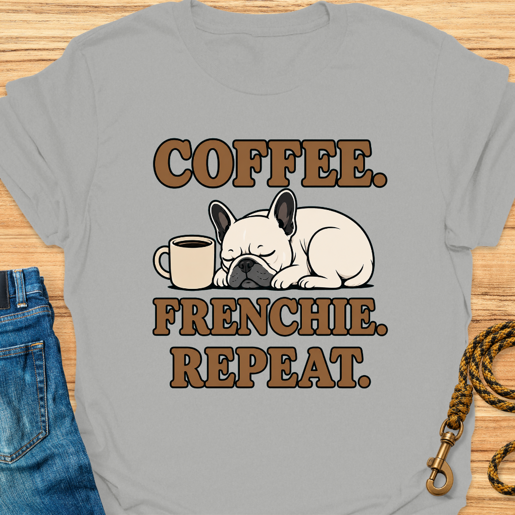 Coffee. Frenchie. Repeat.