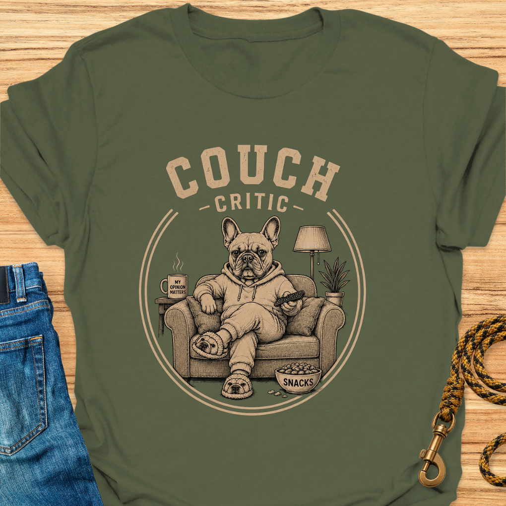 Couch Critic Frenchie