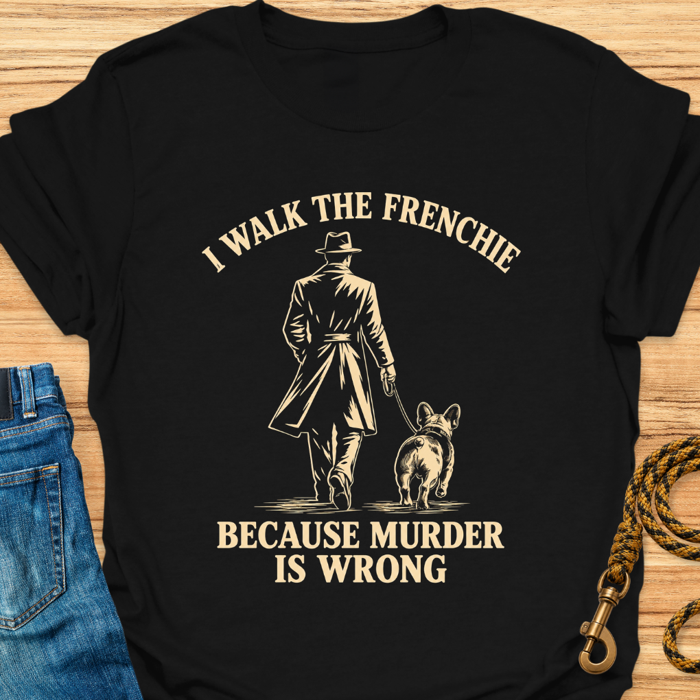 I walk the Frenchie