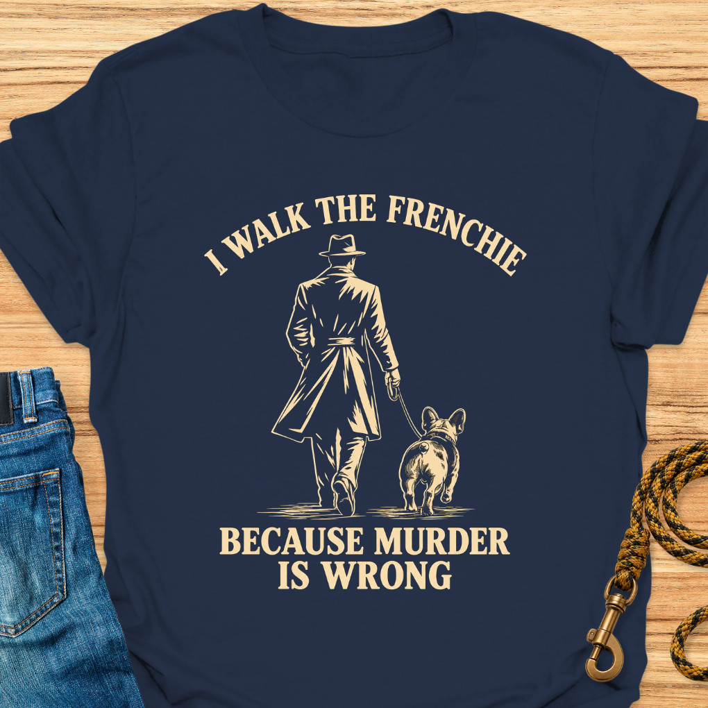I walk the Frenchie