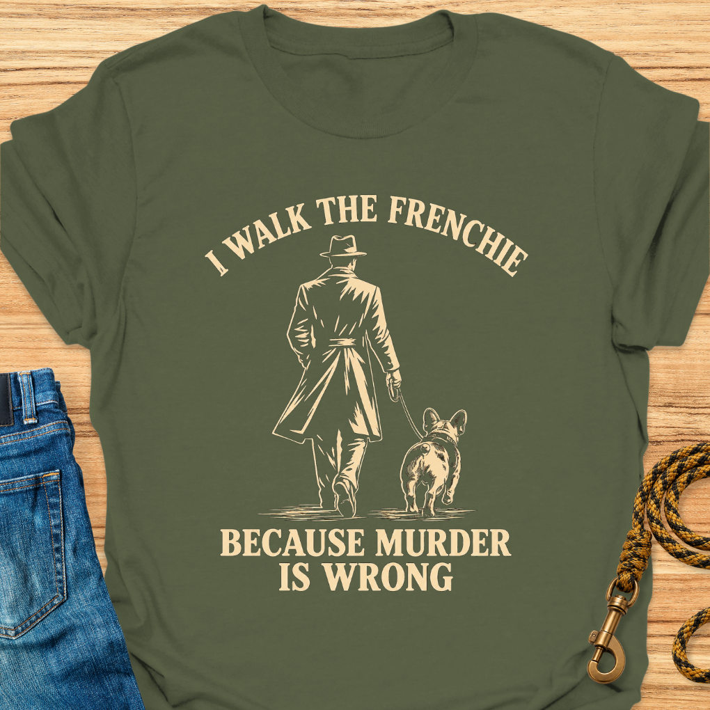 I walk the Frenchie