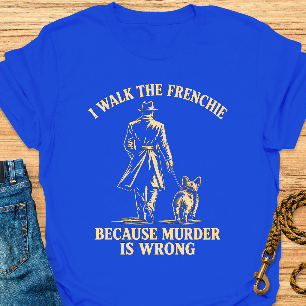 I walk the Frenchie