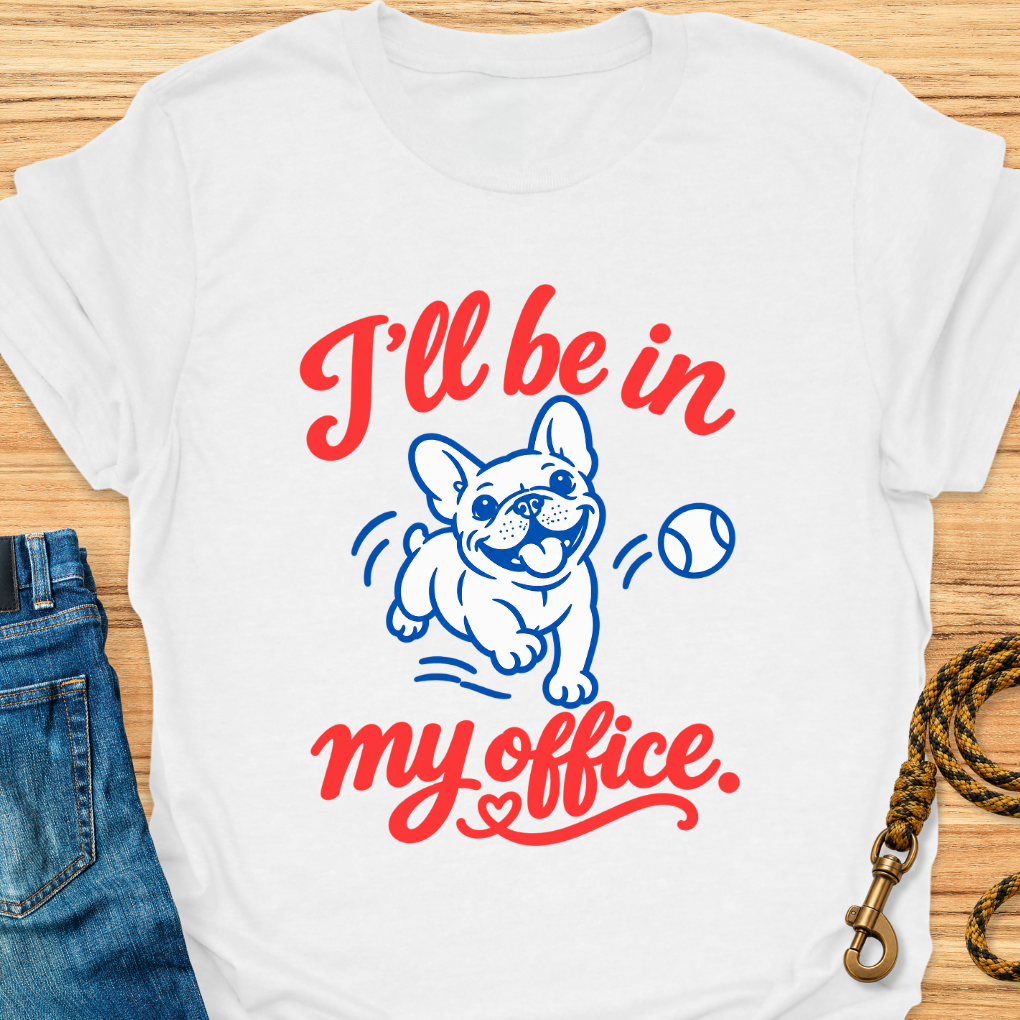 Frenchie in my office