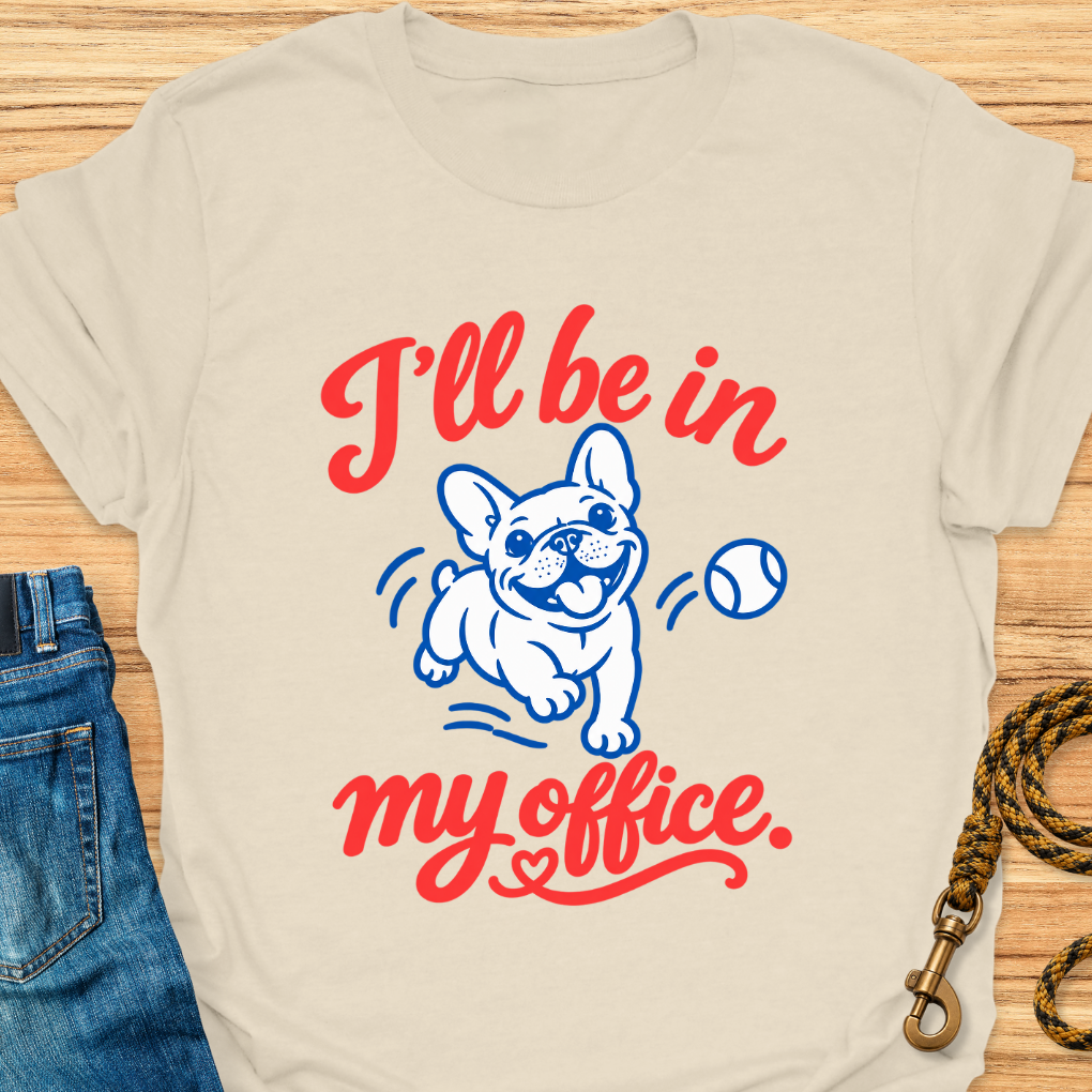 Frenchie in my office