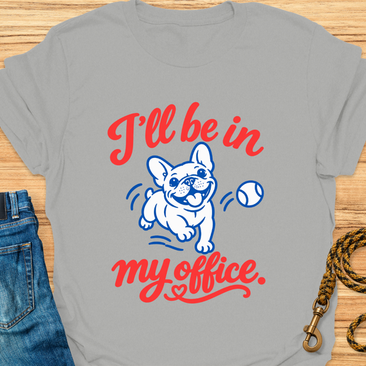 Frenchie in my office