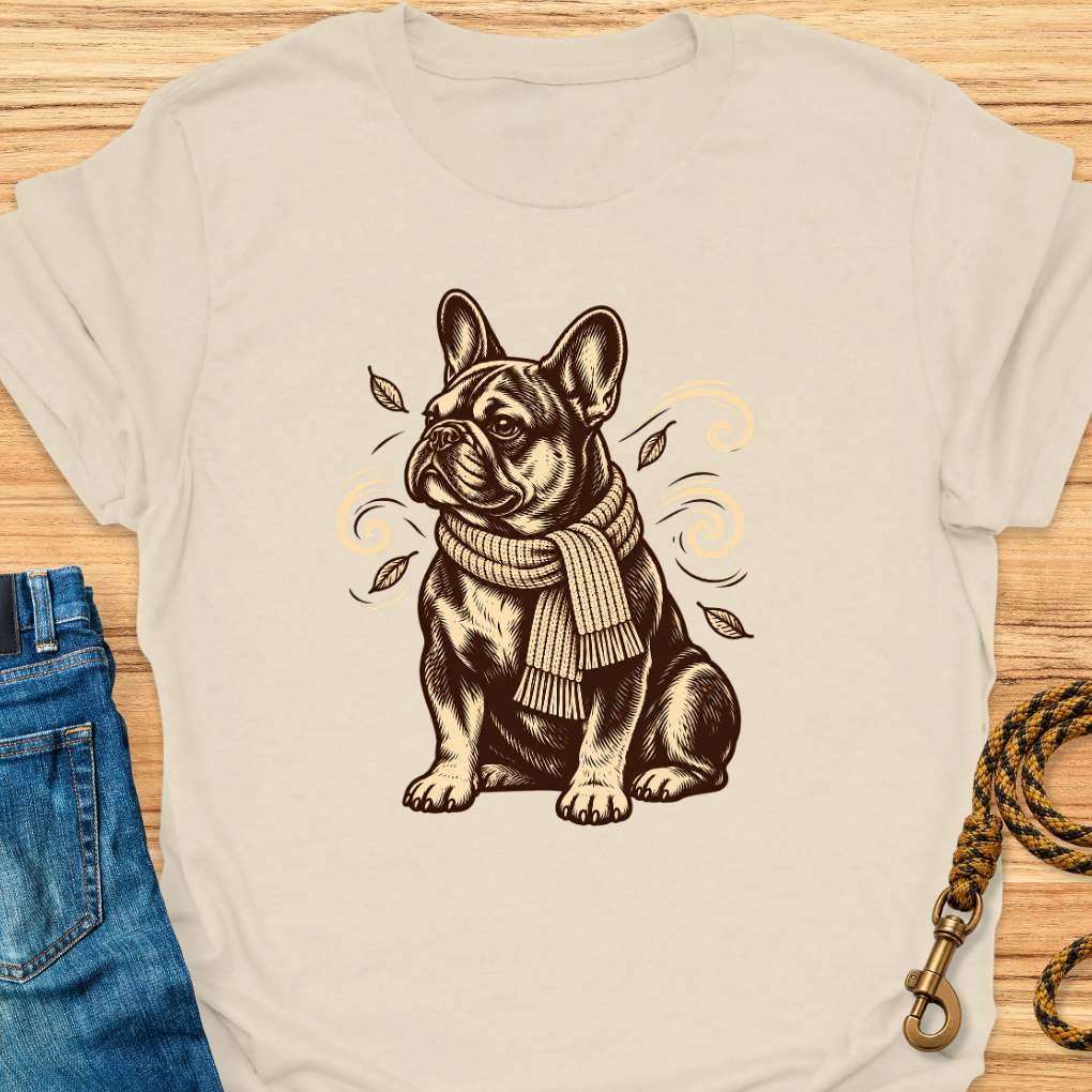 Frenchie in the Wind