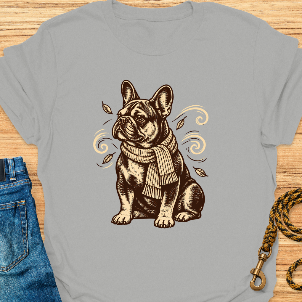 Frenchie in the Wind