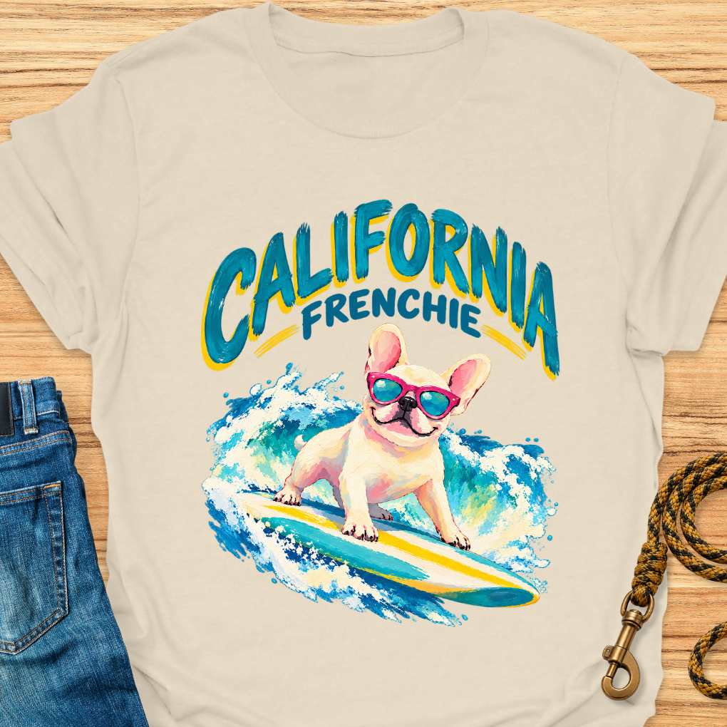 California Surfing Frenchie