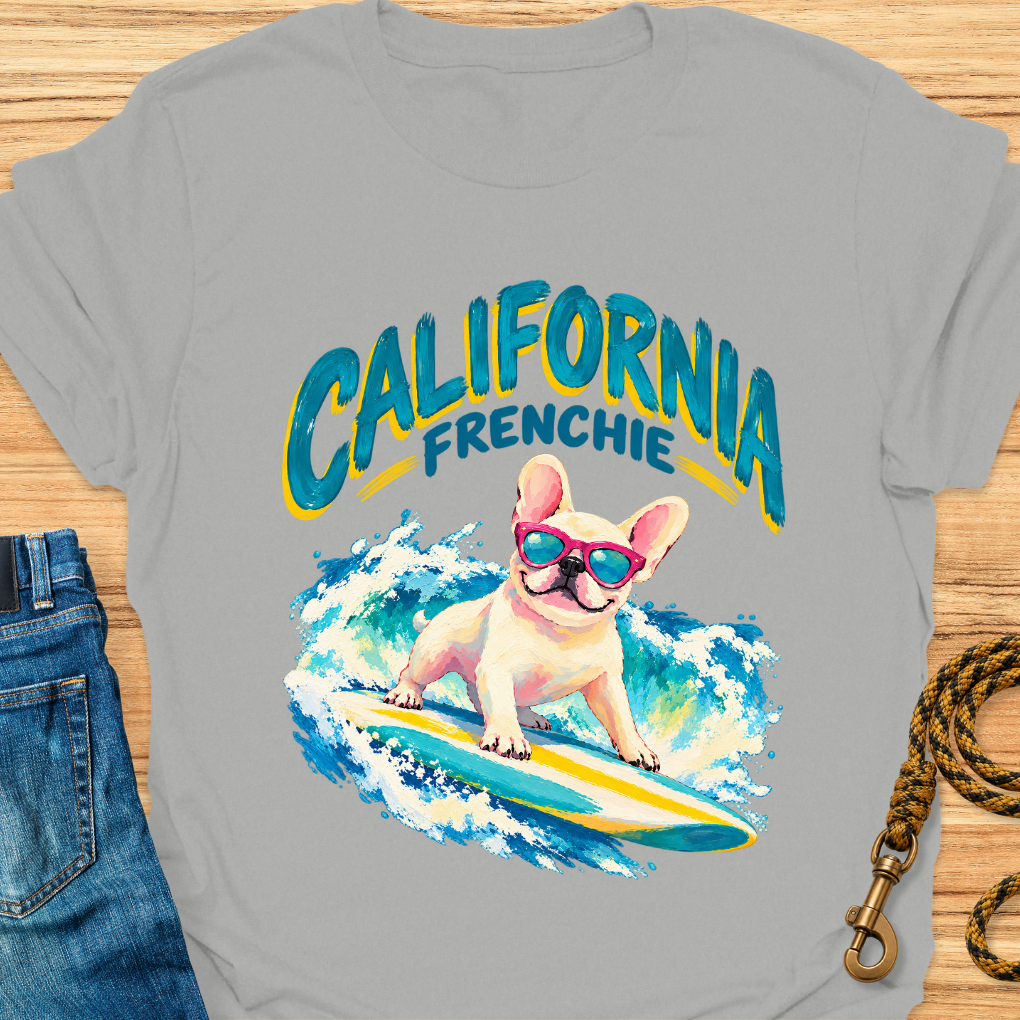 California Surfing Frenchie
