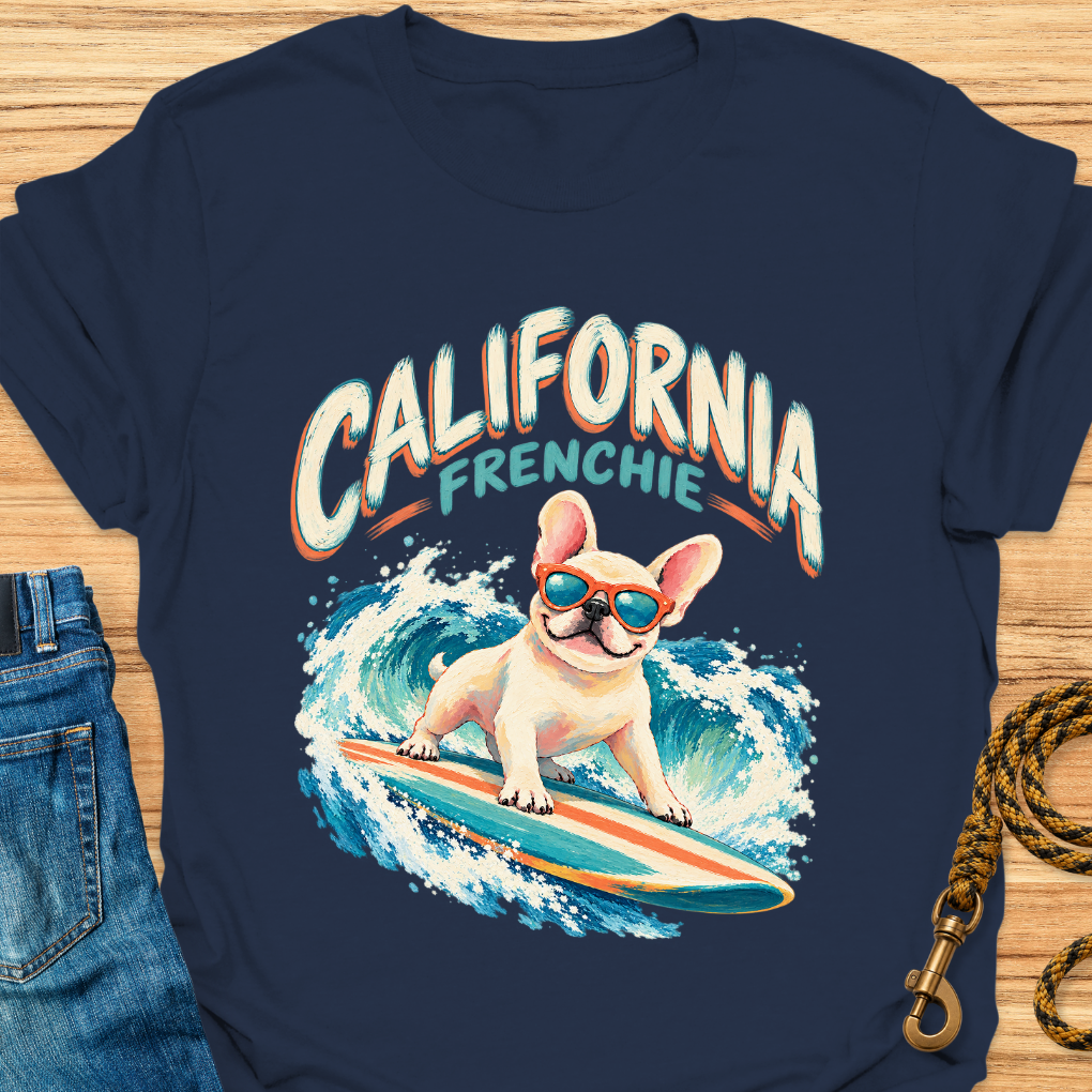California Surfing Frenchie