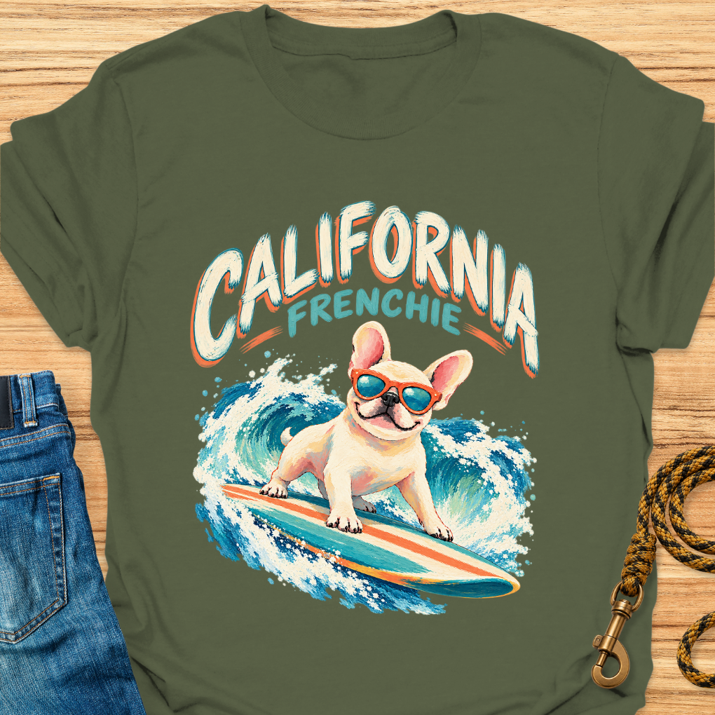 California Surfing Frenchie