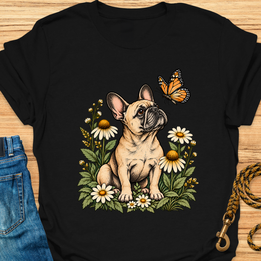 Frenchie and Butterfly