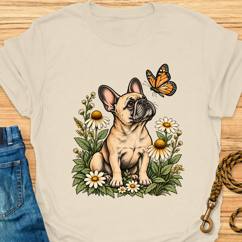 Frenchie and Butterfly