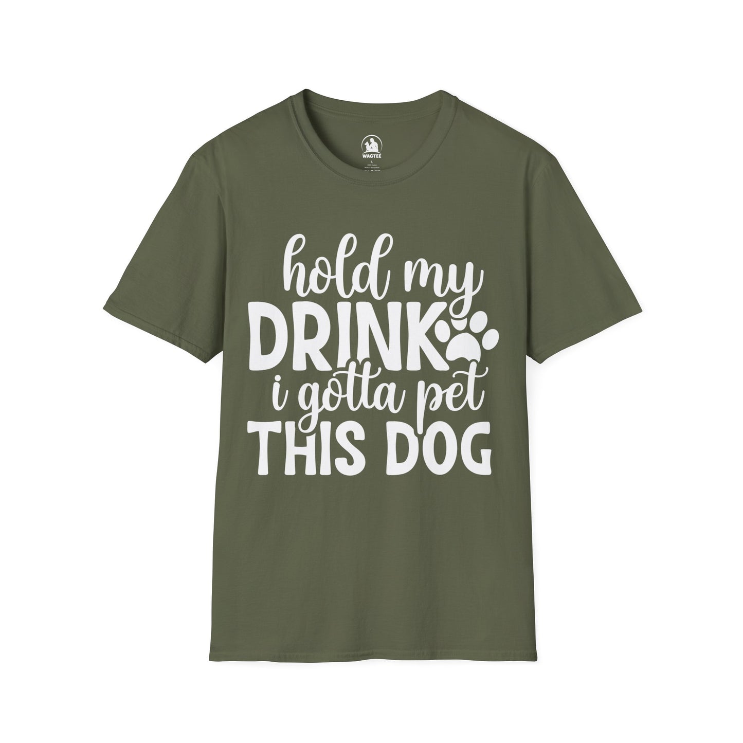 Hold my drink I gotta pet this dog