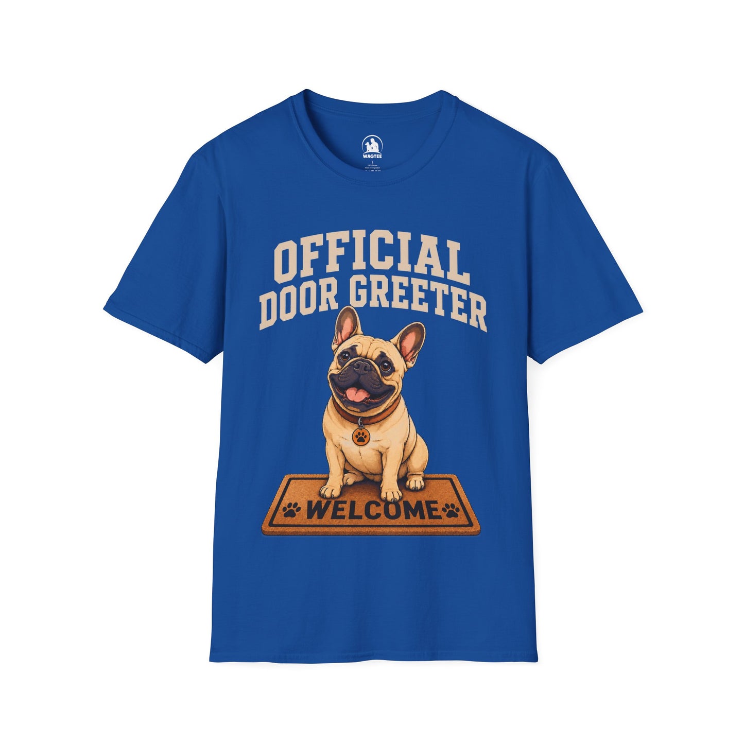 Frenchie door greeter