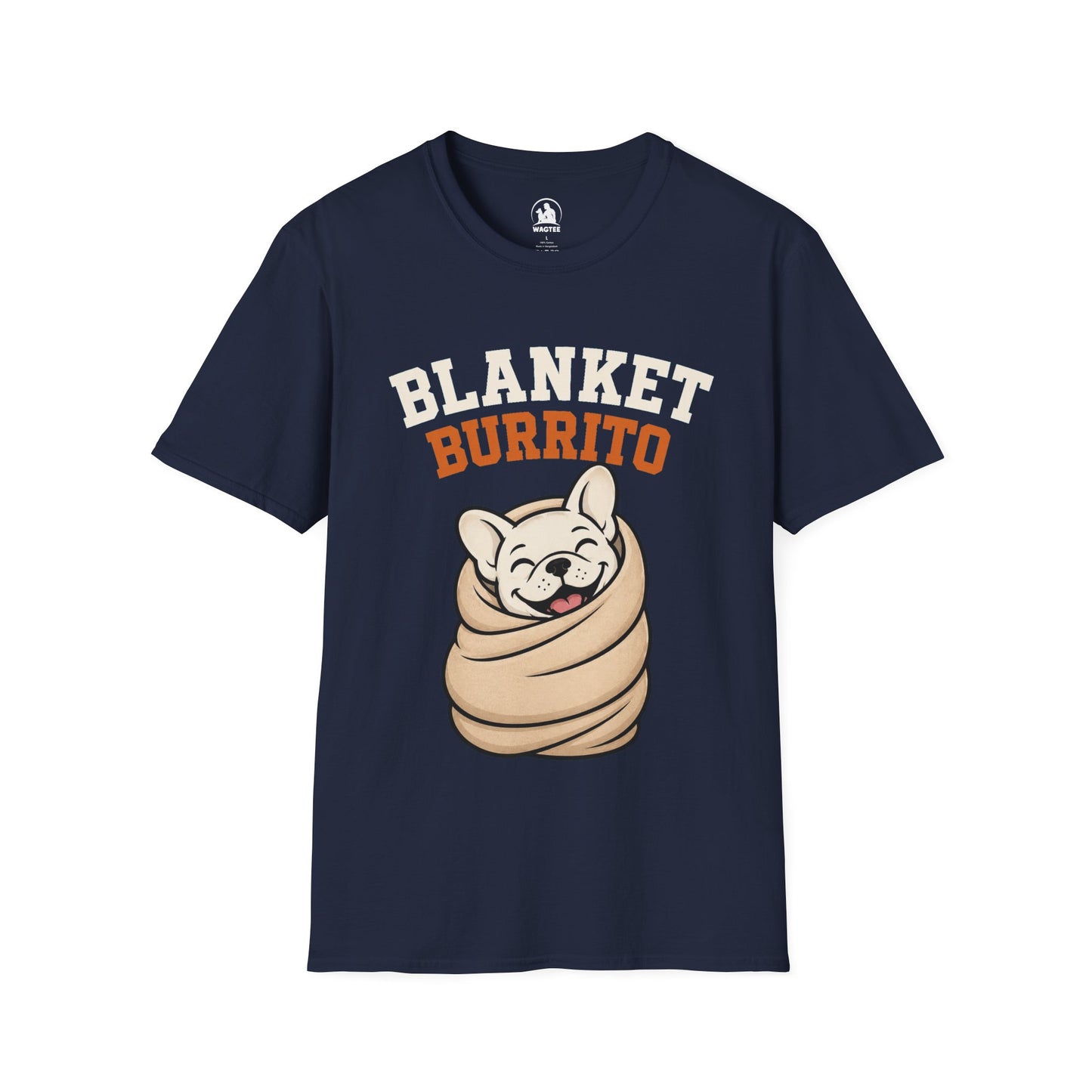 Frenchie blanket burrito