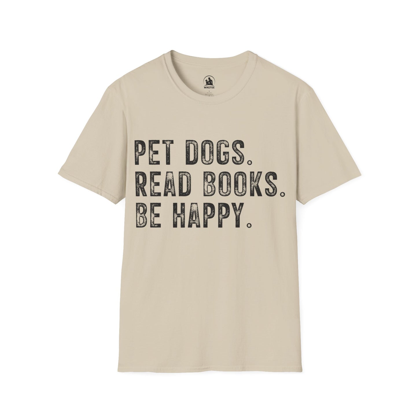 Pet dogs read books be happy