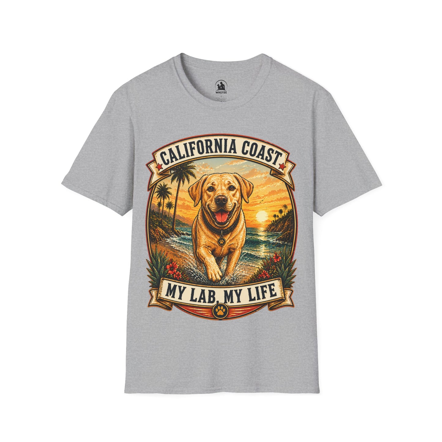 California coast, my lab my life