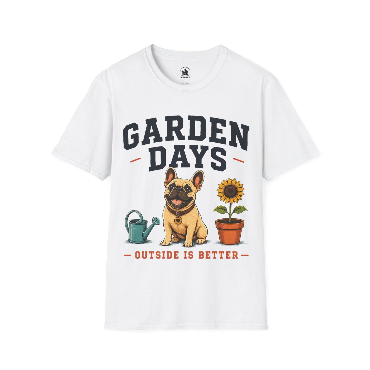 Frenchie garden days
