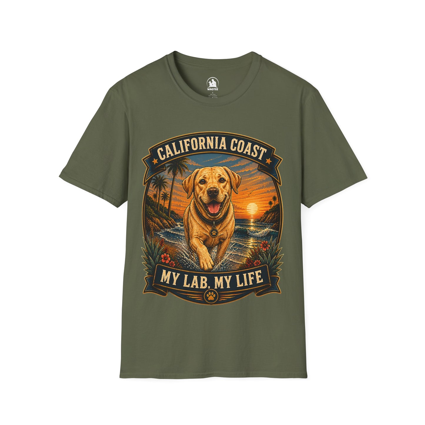 California coast, my lab my life