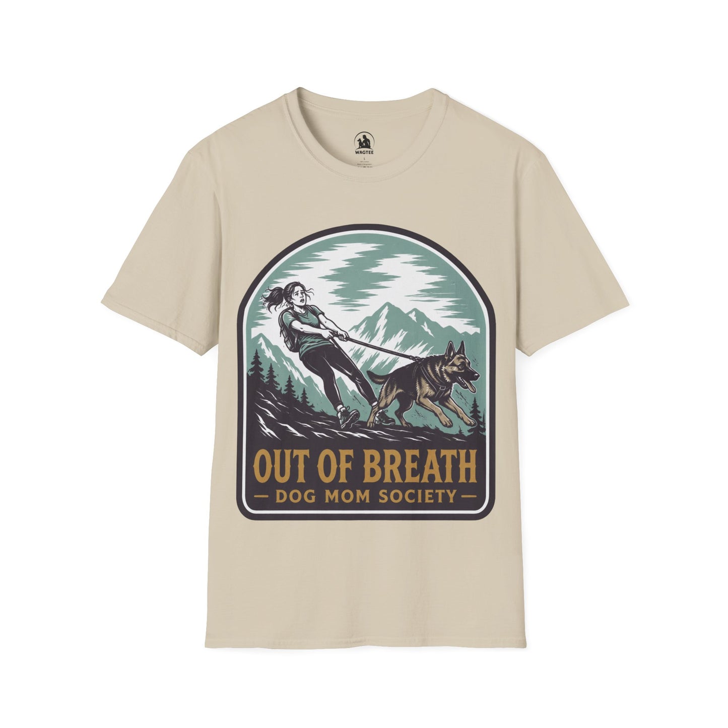Out of breath dog mom