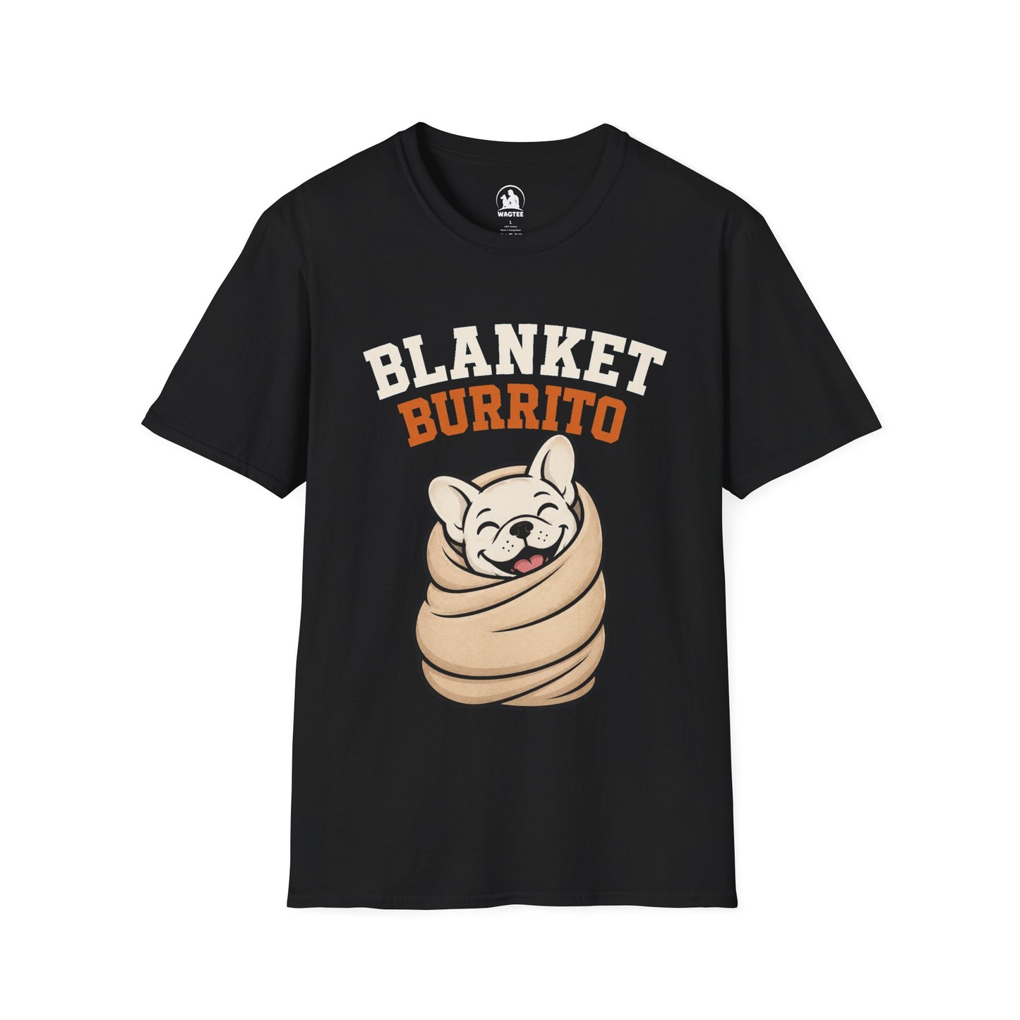 Frenchie blanket burrito