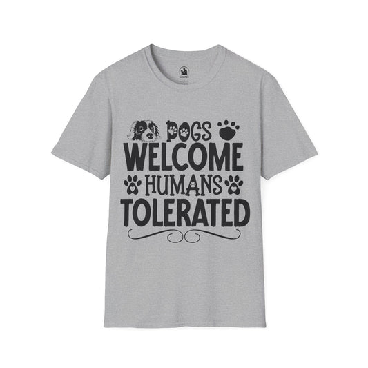 Dogs welcome humans tolerated