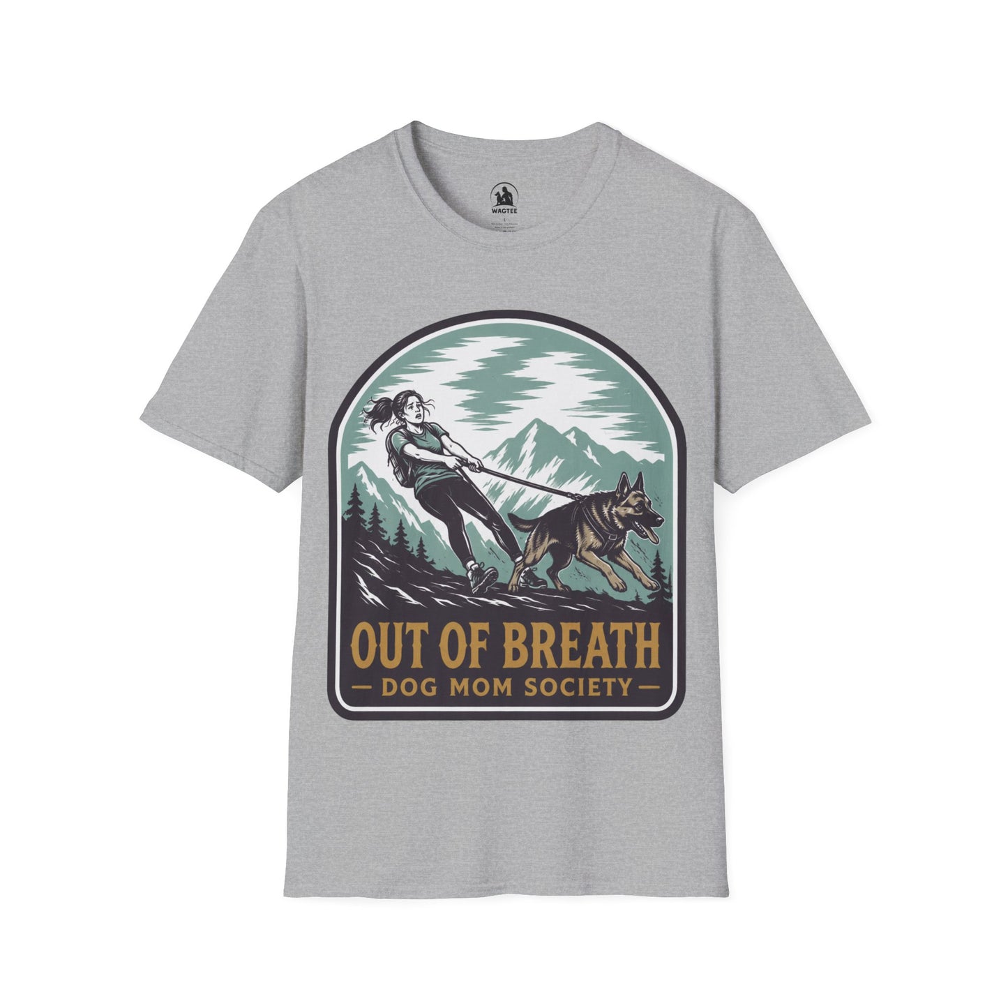 Out of breath dog mom