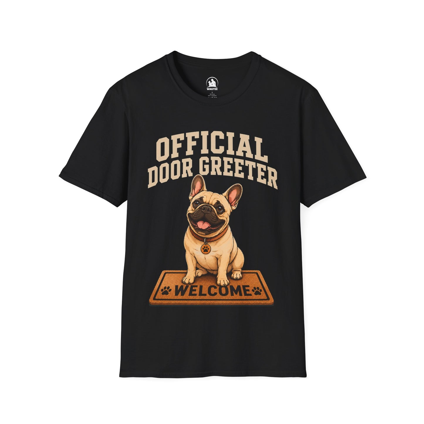 Frenchie door greeter