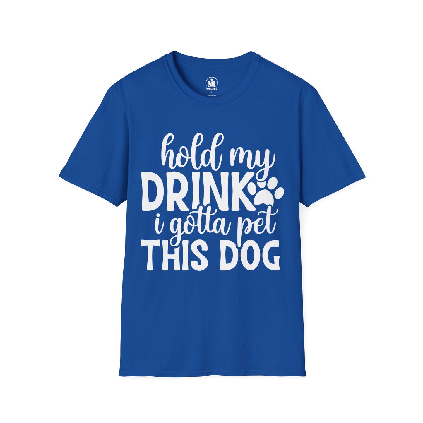 Hold my drink I gotta pet this dog